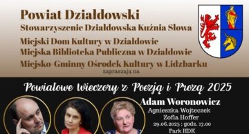 Zaproszenie na Powiatowe Wieczory z Poezją i Prozą 2025