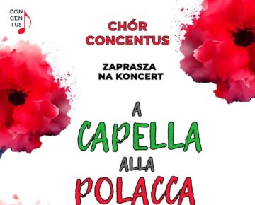 Zaproszenie na koncert "A Capella alla Pollaca"