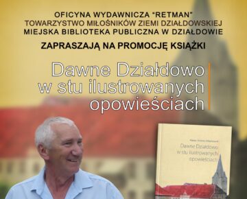 Zaproszenie na spotkanie autorskie do działdowskiej MBP