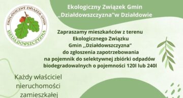Uwaga Mieszkańcy gmin zrzeszonych w EZG „Działdowszczyzna”!