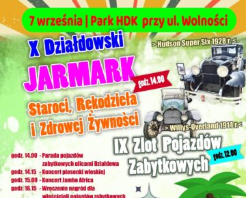 Zaproszenie na jarmark i zlot pojazdów zabytkowych