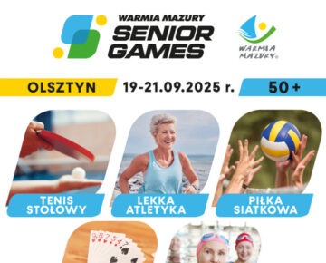 Zaproszenie do udziału w Warmia Mazury Senior Games 2025
