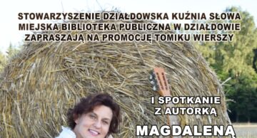 Zaproszenie na spotkanie autorskie do działdowskiej MBP