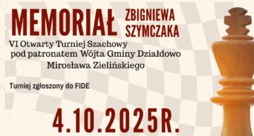 Zaproszenie na VI Otwarty Turniej Szachowy do Uzdowa