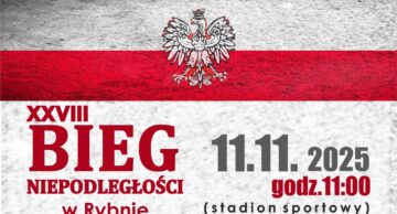 Zaproszenie na XXVIII Bieg Niepodległości do Rybna