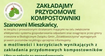 Załóż przydomowy kompostownik, a otrzymasz zniżkę!