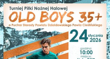 Zaproszenie na turniej piłki nożnej halowej Oldboys 35+