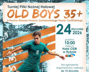 Zaproszenie na turniej piłki nożnej halowej Oldboys 35+