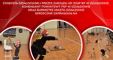 Zaproszenie na Powiatowe Halowe Młodzieżowe Zawody Sportowo-Pożarnicze 2026