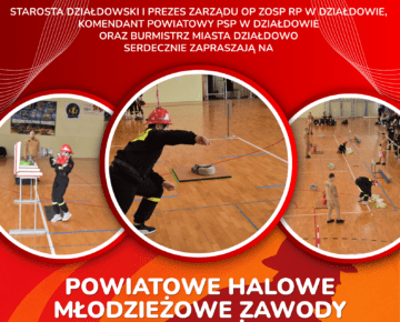 Zaproszenie na Powiatowe Halowe Młodzieżowe Zawody Sportowo-Pożarnicze 2026
