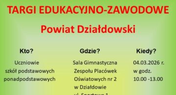 Zaproszenie do udziału w Targach Edukcyjno-Zawodowych