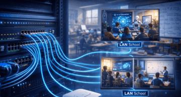 Wyposażamy sale lekcyjne w Zespole Szkół im. Króla Władysława Jagiełły w Lidzbarku w infrastrukturę sieciową LAN!