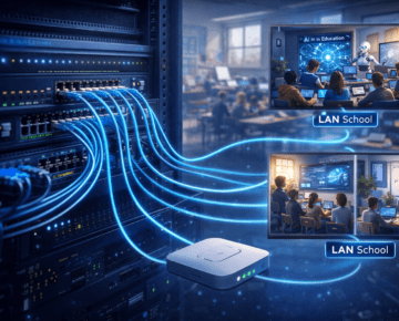 Wyposażamy sale lekcyjne w Zespole Szkół im. Króla Władysława Jagiełły w Lidzbarku w infrastrukturę sieciową LAN!