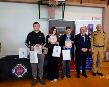 Podsumowanie eliminacji powiatowych Turnieju Wiedzy Pożarniczej (film)