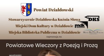 Zaproszenie na drugie spotkanie w ramach Powiatowych Wieczorów z Poezją i Prozą 2026