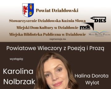 Zaproszenie na drugie spotkanie w ramach Powiatowych Wieczorów z Poezją i Prozą 2026