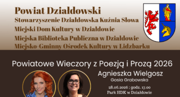Zaproszenie na Powiatowe Wieczory z Poezją i Prozą 2026 w czerwcu i lipcu