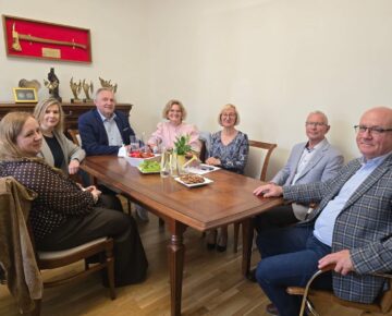 Spotkanie z niemiecką delegacją z partnerskiej szkoły w działdowskim II LO