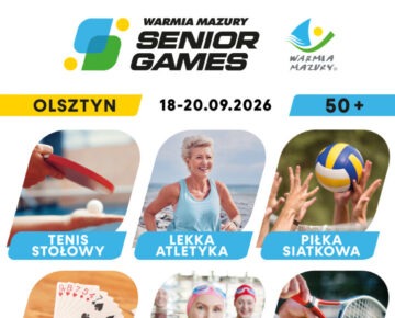 Trwają zapisy do tegorocznej edycji Warmia Mazury senior Games!
