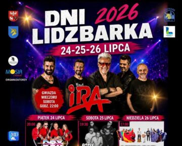 Zaproszenie na obchody Dni Lidzbarka 2026