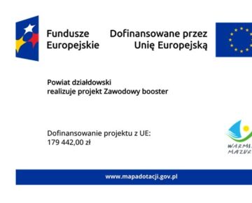 "Zawodowy Booster". Projekt dofinansowany ze środków UE