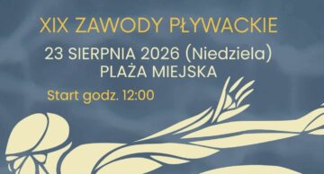 Zaproszenie do wzięcia udziału w XIX Zawodach Pływackich