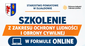 Zaproszenie do udziału w bezpłatnym szkoleniu online z zakresu ochrony ludności i obrony cywilnej