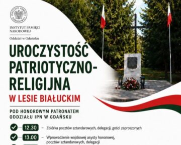 Zaproszenie do udziału w uroczystości patriotyczno-religijnej w lesie białuckim