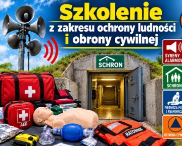 Zaproszenie do udziału w bezpłatnym szkoleniu z zakresu ochrony ludności i obrony cywilnej
