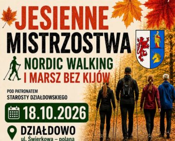 Zaproszenie do udziału w Jesiennych Mistrzostwach Nordic Walking